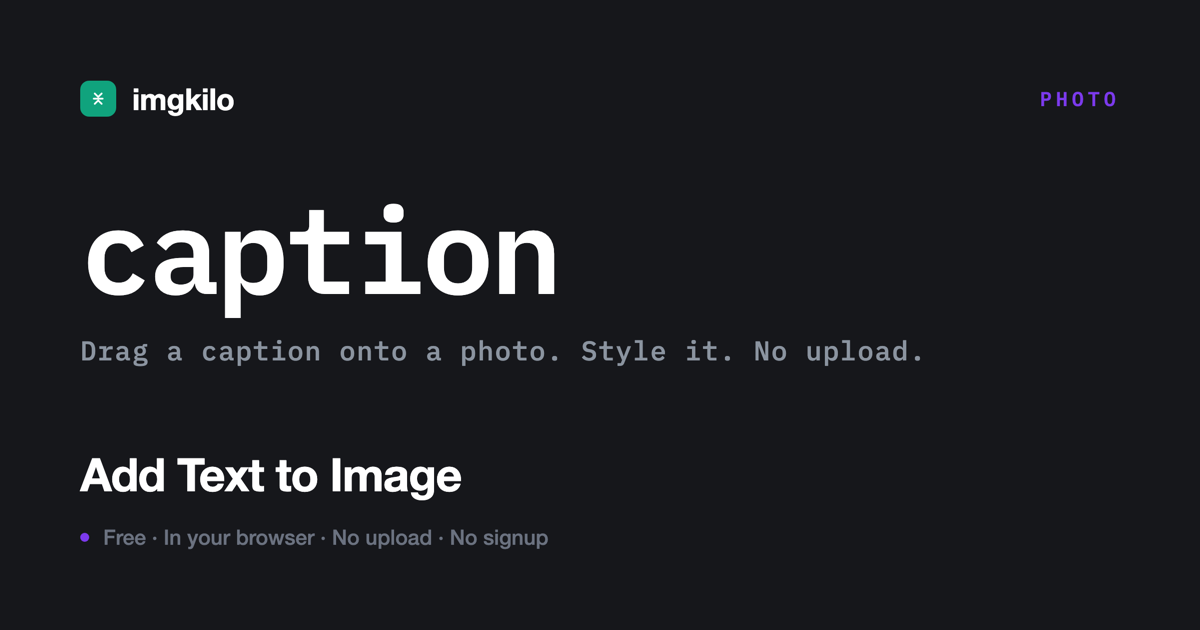 Add text to an image