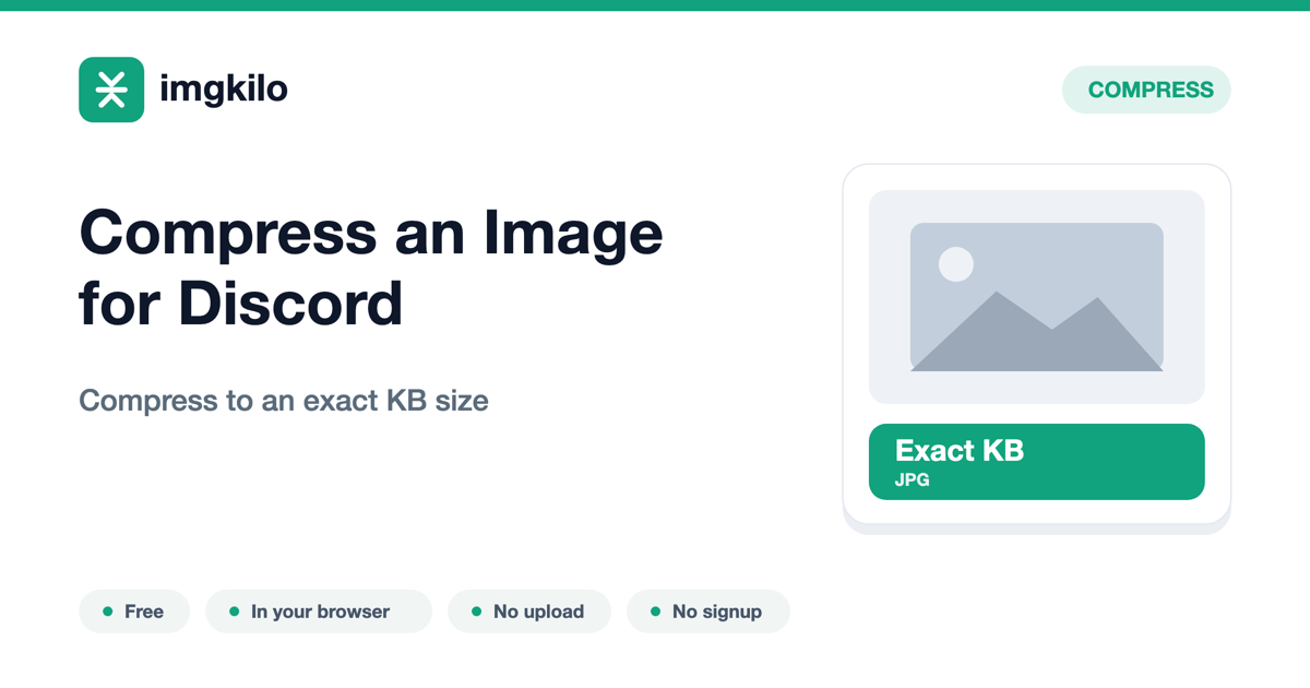 Compress an Image for Discord