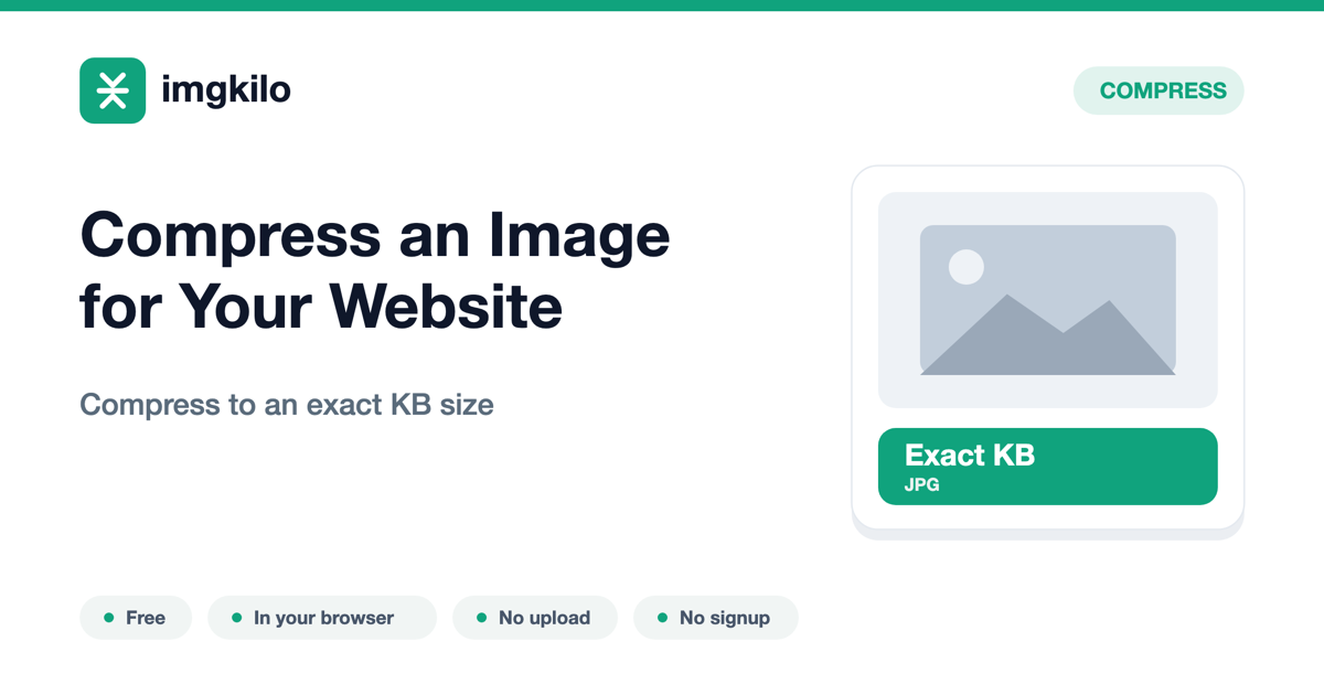 Compress an Image for Your Website