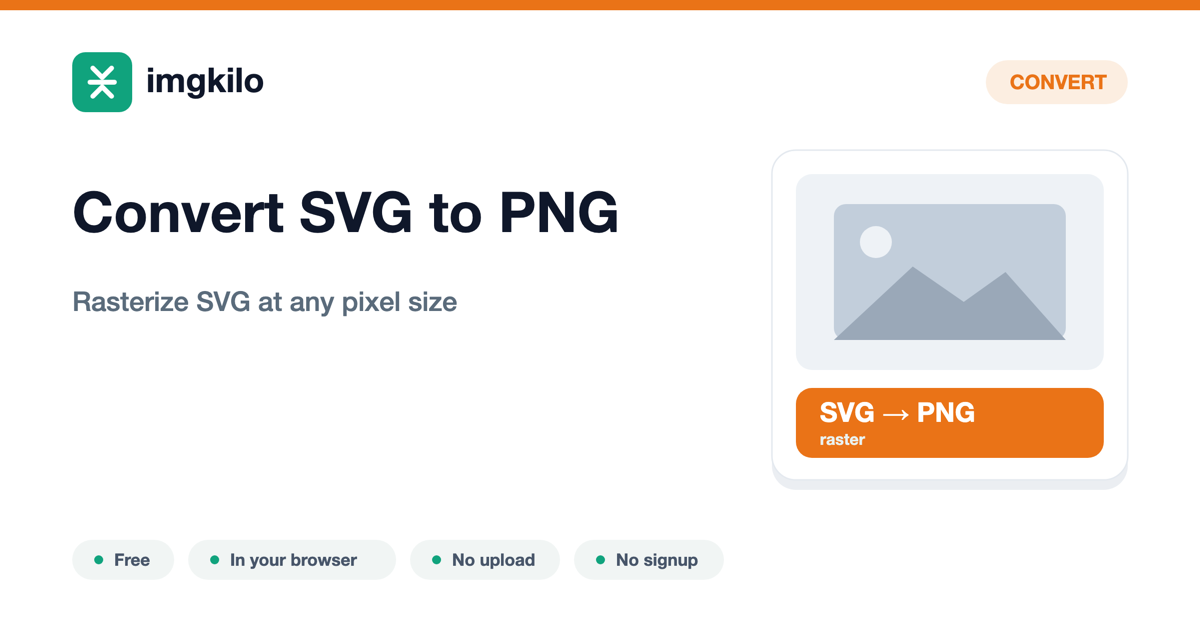 Convert SVG to PNG online, free