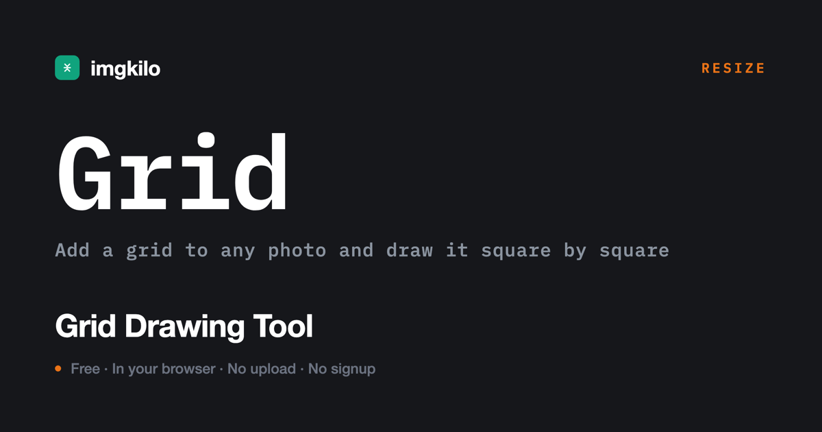 Grid drawing tool