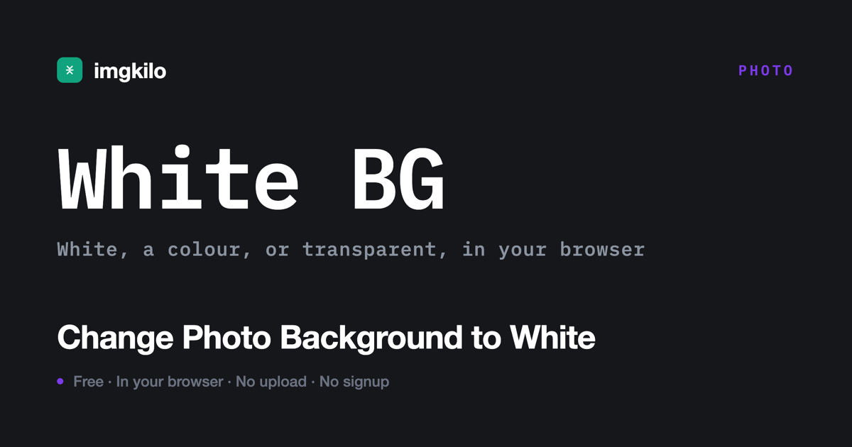Change background to white