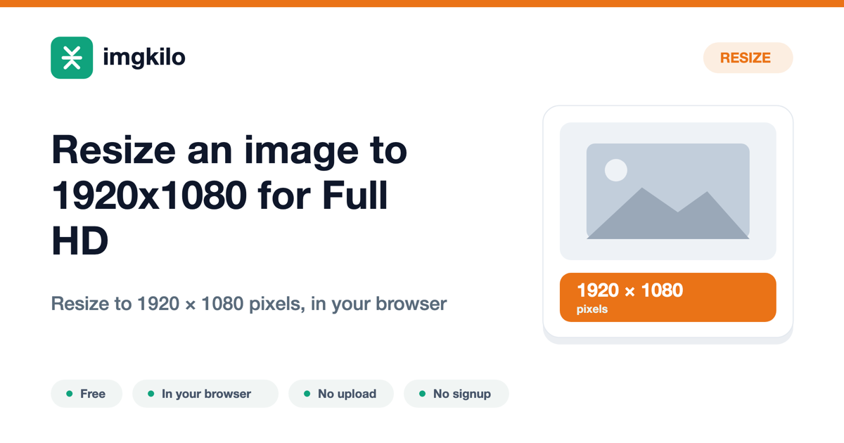 Resize an image to 1920x1080 for Full HD