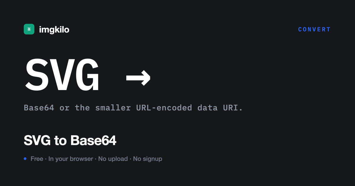 SVG to Base64
